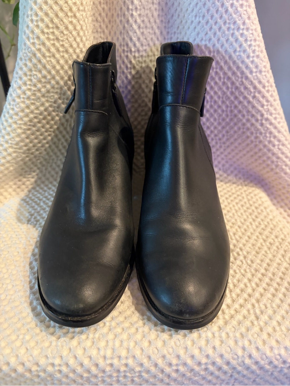 Cole Haan Waterproof Leather Ankle Boots